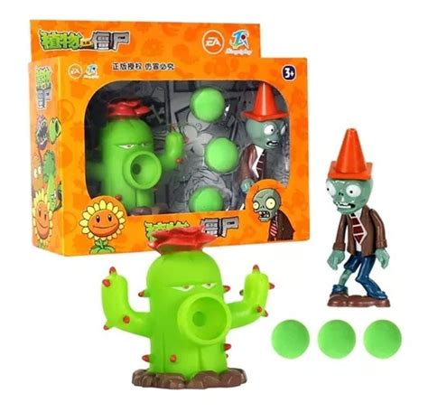 Juego Plantas Vs Zombies Colecci N Mu Ecos Cactus Zombies Mercadolibre