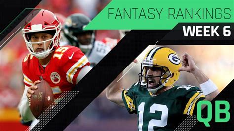 Week 6 Fantasy Rankings Qb Sporting News