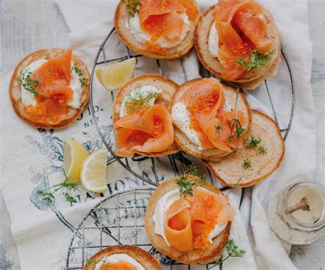 Blinis With Smoked Salmon Australian Womens Weekly Food