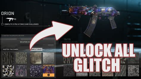 Mw Unlock All Glitch Camos Emblems Keychains Operators Callingcards