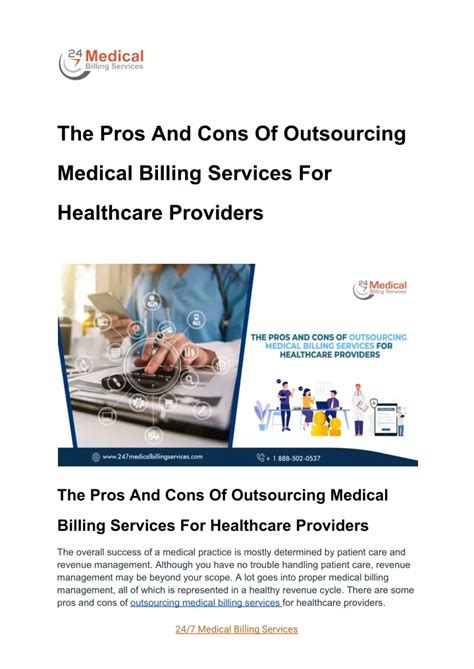 Ppt The Pros And Cons Of Outsourcing Medical Billing Services For