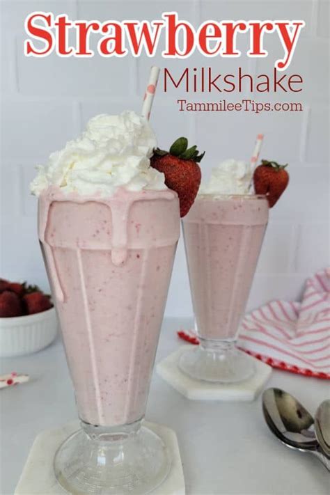 Fresh Strawberry Milkshake Recipe That Takes Minutes To Make And Tastes