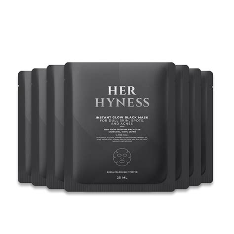 Her Hyness Instant Glow Black Mask