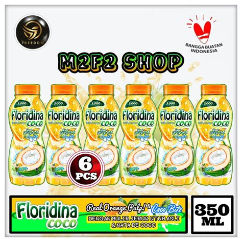 Jual Floridina Orange Coco Minuman Rasa Jeruk Kelapa Ml Kemasan