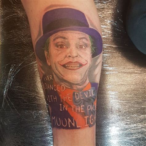 Tattoo Uploaded By Sean Black • Joker Done At The Bees Knees Joker