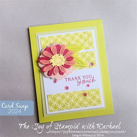 Onstage Stampin Up Swaps Simply Zinnia In Cards