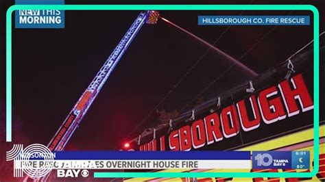 Crews Battle Overnight House Fire In Gibsonton Youtube