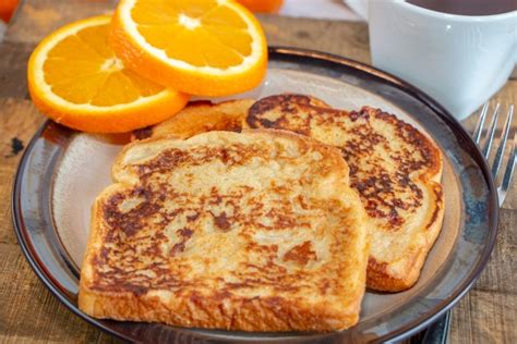 Earl Grey French Toast With Orange Maple Syrup Martin S Famous Potato Rolls And Bread