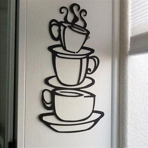 Coffee Cups Wall Sticker – WallStickersCo