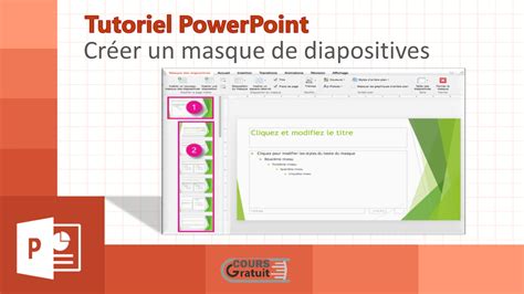 Tuto Powerpoint Cr Er Un Masque De Diapositives Tutoriel Powerpoint