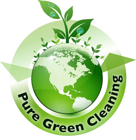 Pure Green Cleaning Logo Revamp On Behance