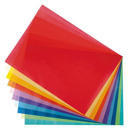 Opitec Espana Papel Transparente De Colores Extra Resistente