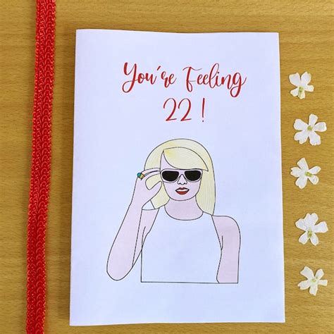 22nd Birthday Card Printable Etsy