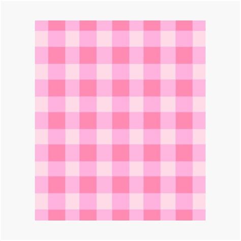 "Preppy, Pink, Aesthetic, Gingham, Preppy Aesthetic" Photographic Print ...