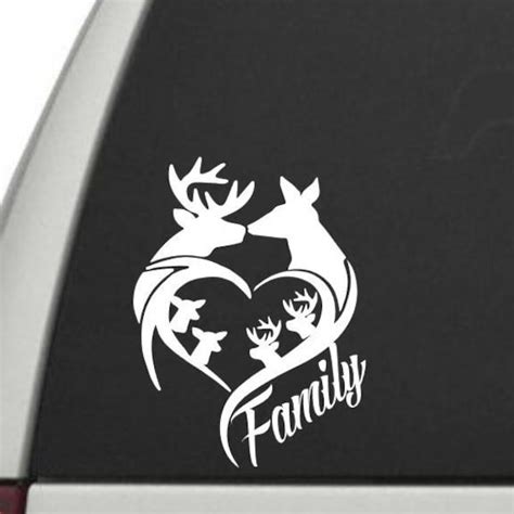 Deer Car Decal - Etsy