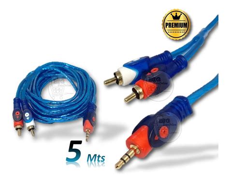 Cable Mini Plug Mm A Rca Premium Metros Audio Skyway Web Electro