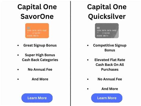 Capital One Savorone Vs Quicksilver3 Casavvy