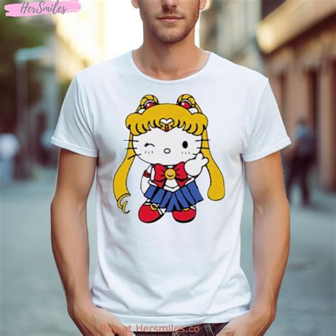 Hello Kitty Sailor Moon Shirt - Hersmiles