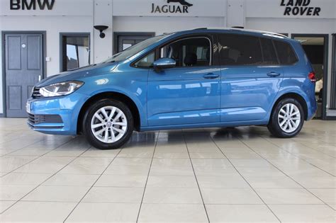 Used 2016 BLUE VOLKSWAGEN TOURAN MPV 1 2 SE TSI BLUEMOTION TECHNOLOGY