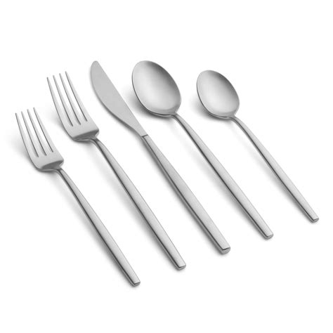 Graze by Cambridge Kiki Satin Forged 18/0 Stainless Steel 20-Piece ...