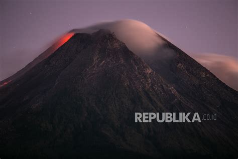 Volume Kubah Tengah Merapi Dekati Tiga Juta Meter Kubik Republika Online