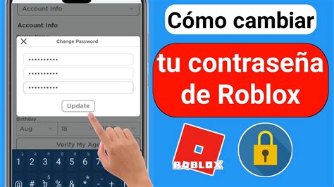 Cómo Cambiar Su Contraseña De Roblox Nueva Actualización 2023 Youtube