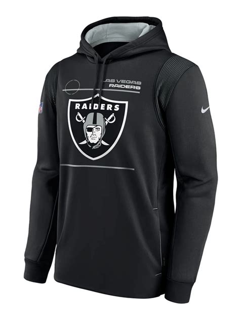 Las Vegas Raiders Pullover Hoodie Youth Raiders Logo Performance Hoodie