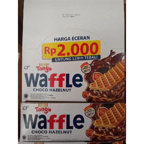 Jual Tango Waffle Choco Hazelnut Box Shopee Indonesia