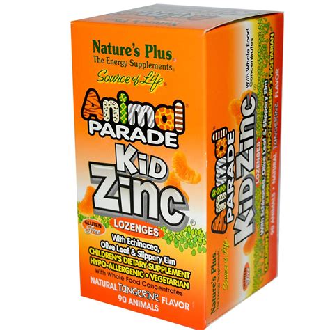 Nature's Plus, Source of Life, Animal Parade, Kid Zinc Lozenges ...