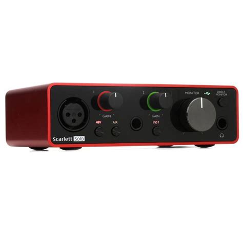 Focusrite Scarlett Solo Gen Sound Card M Thanh H Ng Ch Nh H Ng