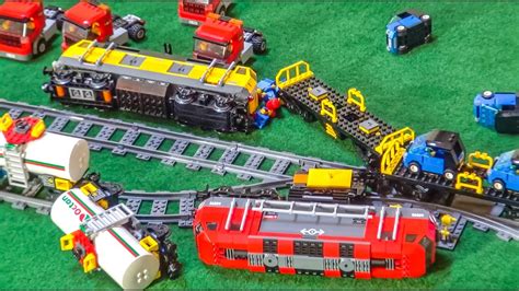 Lego® Train CRASH Compilation! - YouTube