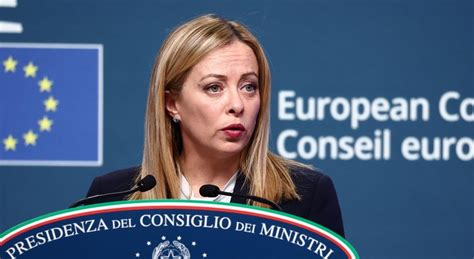 Giorgia Meloni Italia Protagonista In Europa Soddisfatta Dei