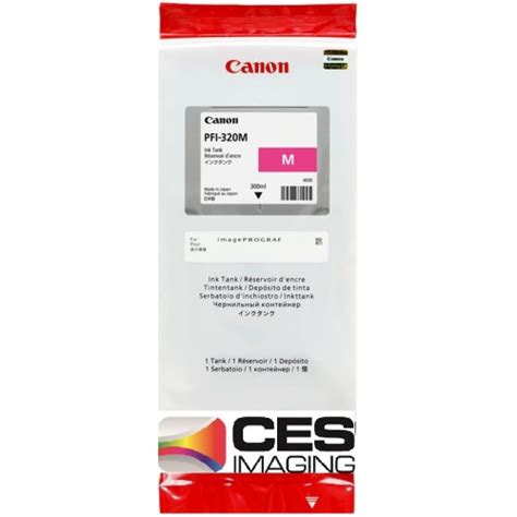 PFI 320M Canon Pigment Magenta Ink Tank 300ml 2892C001AA