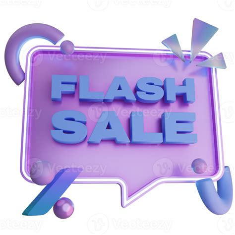 3d Flash Sale For Advertising With High Quality Render 23661232 Png