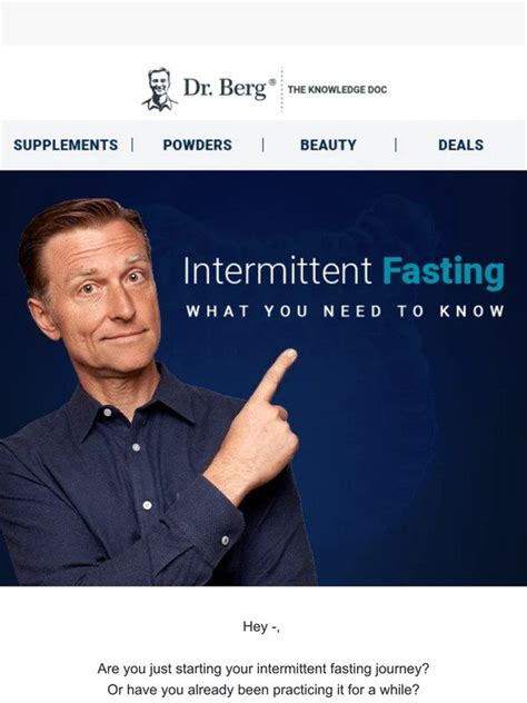 Dr Berg: Intermittent Fasting Basics for Beginners | Milled