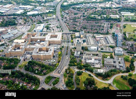 Aerial Image Of Queens Medical Centre In Nottingham Nottinghamshire