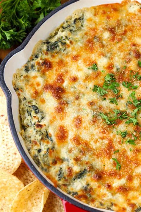 Skillet Spinach Artichoke Dip An Easy Appetizer Recipe