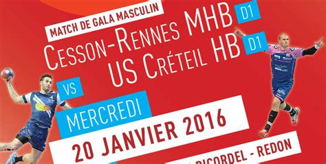 Match amical à Redon face à Cesson Rennes USCHB