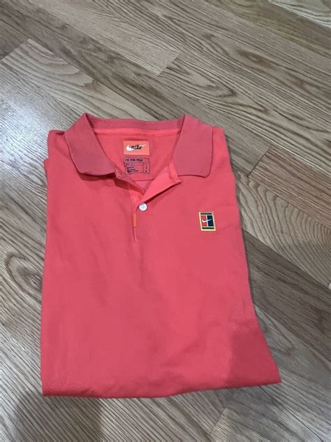 Nike Court Tennis Heritage Polo Shirt Mens Size L Cj Gem