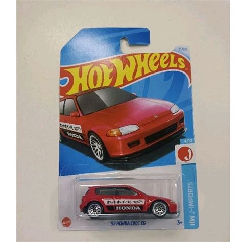 Hot Wheels Honda Civic EG Case E Shopee Malaysia