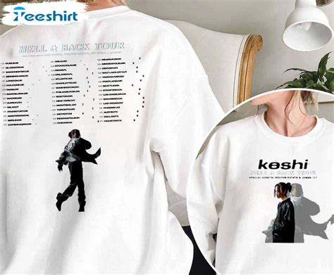 Keshi World Tour 2023 Shirt Keshi Hell Heaven World Tour Tee Tops