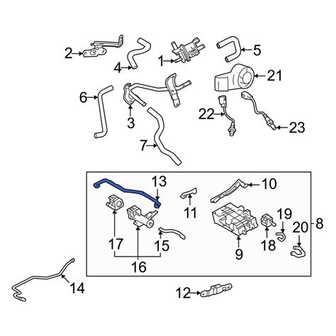 Toyota OE 772490C060 Evaporative Emissions System Lines