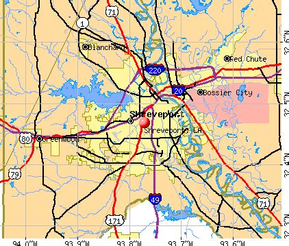 Shreveport Louisiana Map Usa | Literacy Basics