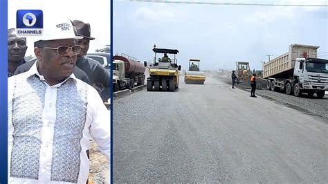 Dave Umahi Inspects Road Projects In Rivers Happy With Level Of Work