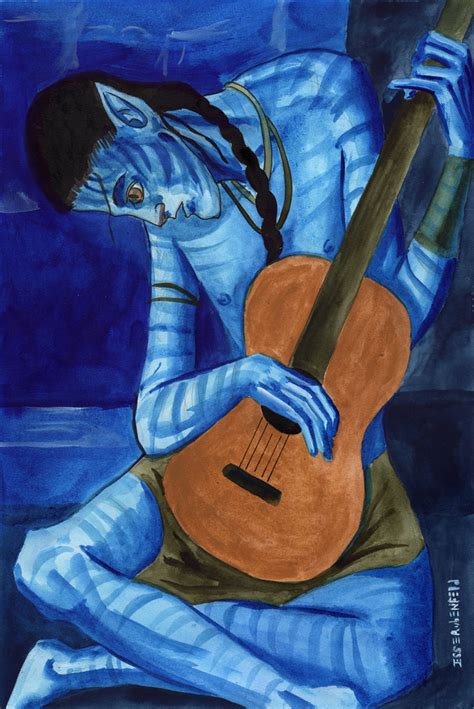 Picasso Blue Guitar Painting at PaintingValley.com | Explore collection ...