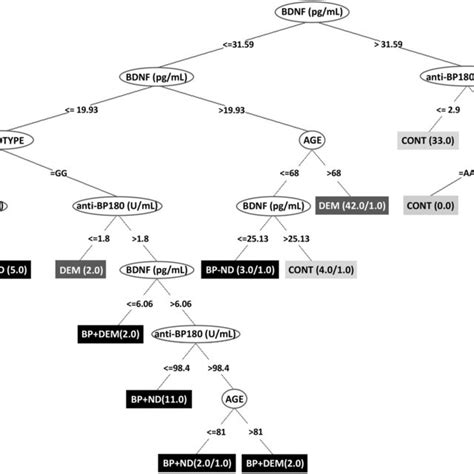 Data Mining Decision Tree Analysis Was Carried Out To Generate Download Scientific Diagram