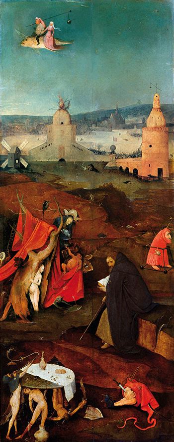 Hieronymus Bosch The Temptation Of Saint Anthony Colourlex