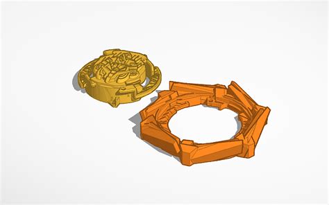 3d Design Beyblade Burst Quadstrike Seering Sphinx Tinkercad