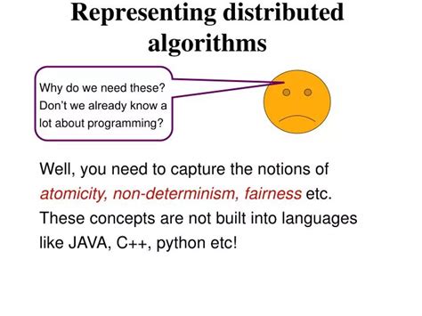 Ppt Representing Distributed Algorithms Powerpoint Presentation Free