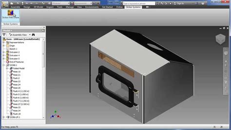 Striker Cadcam Interface For Autodesk Inventor Youtube